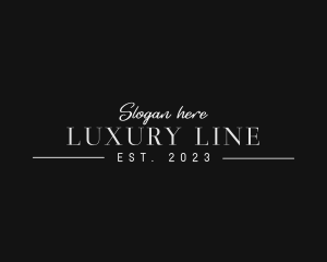 Luxury Brand Wordmark logo design