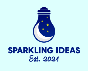 Starry Moon Bulb  logo