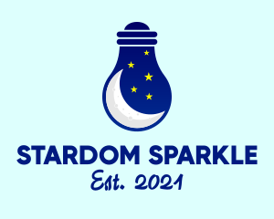 Starry Moon Bulb  logo