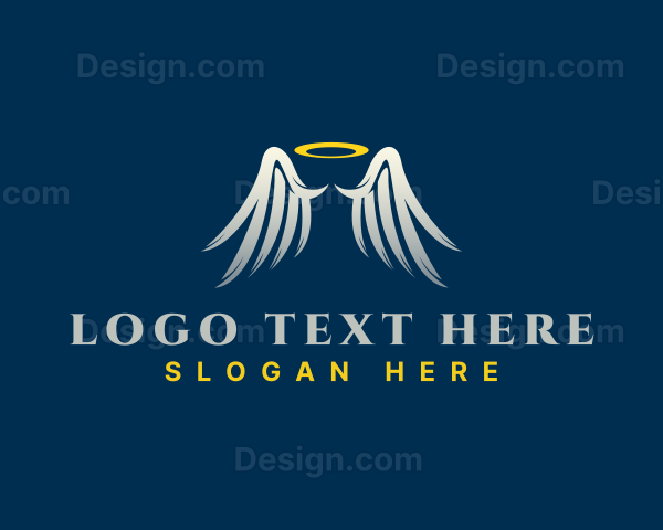 Holy Angel Wings Logo