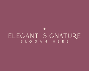 Feminine Elegant Business logo design