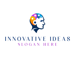 Creative Palette Brain logo
