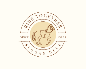 Equestrian Horseback Riding  logo design