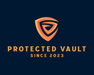 Cyber Security Shield logo design