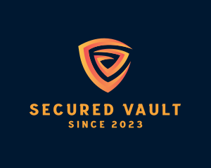 Cyber Security Shield logo design