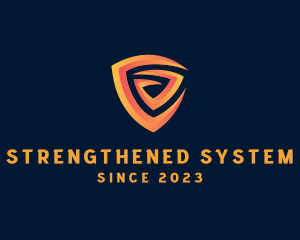 Cyber Security Shield logo design