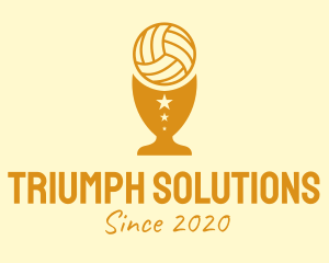 Volleyball Trophy Cup  logo