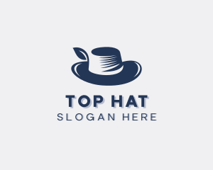 Feather Hat Fashion logo design