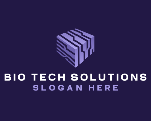 3d Cube Tech logo design