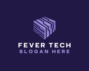 3d Cube Tech logo design