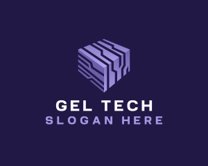 3d Cube Tech logo design