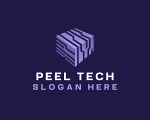 3d Cube Tech logo design