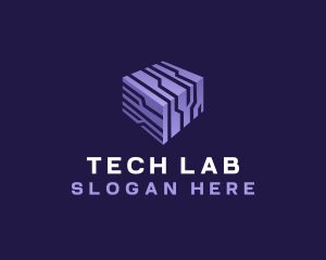 3d Cube Tech logo design