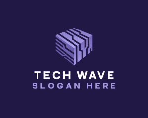 3d Cube Tech logo design