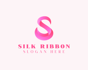 Pink Swan Letter S  logo design