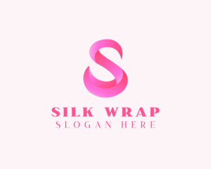 Pink Swan Letter S  logo design