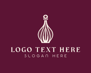 Elegant Perfume Bottle logo