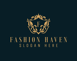 Royal Fashion Shield  logo design