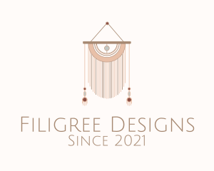 Interior Design Macrame  logo design