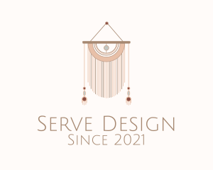 Interior Design Macrame  logo design