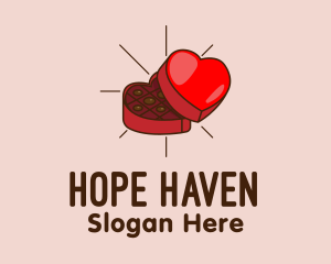 Chocolate Heart Box logo