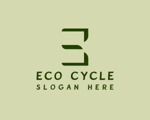 Eco Friendly Spa Letter E logo design