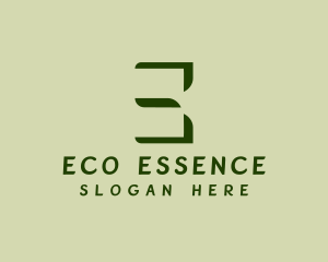 Eco Friendly Spa Letter E logo design