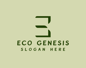 Eco Friendly Spa Letter E logo design