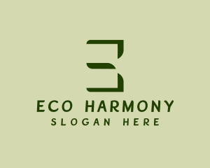 Eco Friendly Spa Letter E logo design