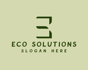 Eco Friendly Spa Letter E logo design