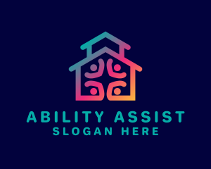 House Charity Shelter  logo design