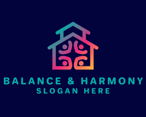 House Charity Shelter  logo design