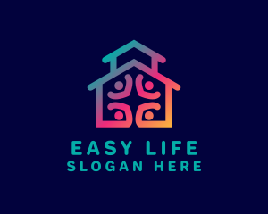 House Charity Shelter  logo design