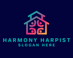 House Charity Shelter  logo design