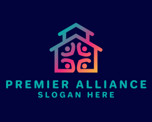 House Charity Shelter  logo design