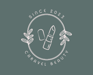 Lipstick Makeup Salon logo design