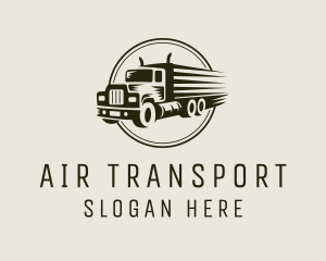 Truck Logistics Travel logo design