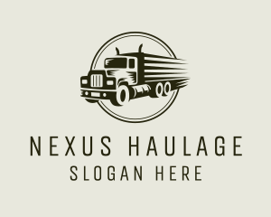 Truck Logistics Travel logo design