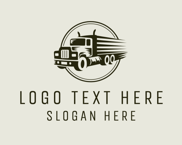 Truck Logistics Travel logo