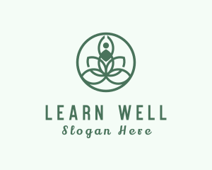 Botanical Wellness Yoga logo design