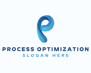 Professional Business Letter P logo