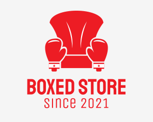 Boxing Gloves Sofa  logo design