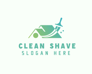 Squeegee House Cleaning logo design