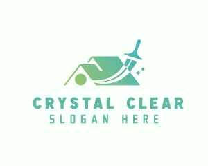 Squeegee House Cleaning logo design