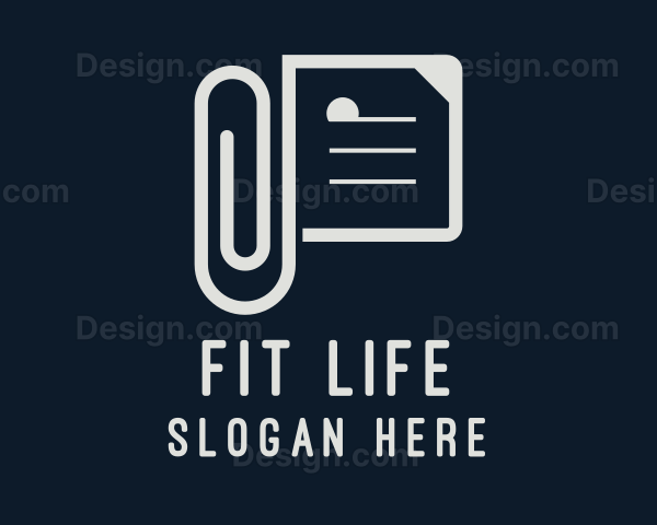 Office Paper Clip Logo
