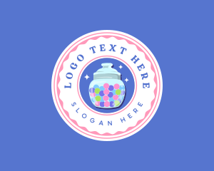 Candy Bubblegum Jar logo