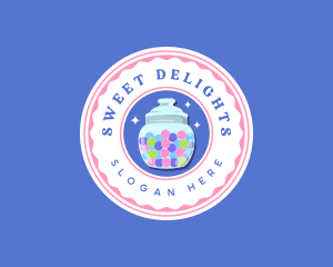 Candy Bubblegum Jar logo