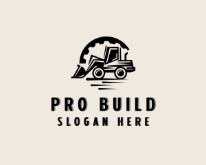 Backhoe Construction Contractor logo