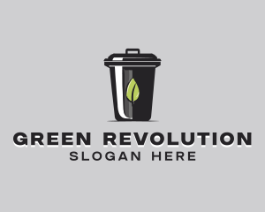 Garbage Recycling Bin  logo