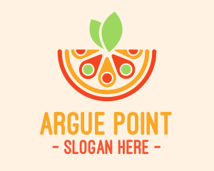 Citrus Location Spot logo design